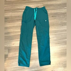Women’s Figs Caribbean Blue Fionlite Yola Skinny Scrub Pants - XS Petite